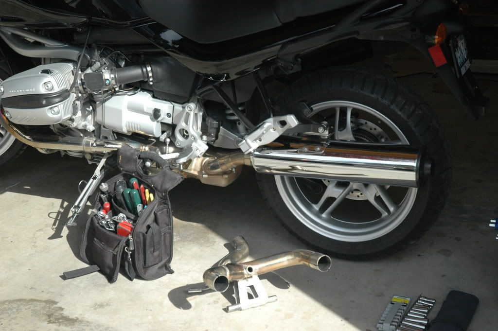 Bmw r1150r y pipe #5