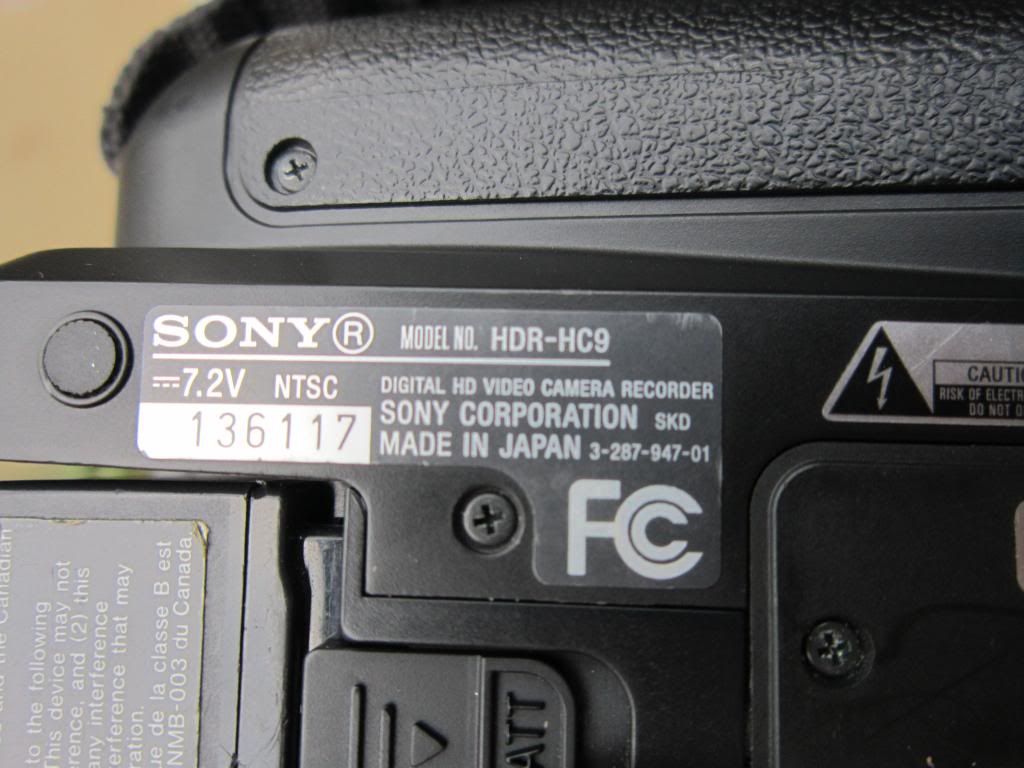 Bán máy quay Sony HDR-HC9 , máy rất đẹp , giá 5tr200k - 4