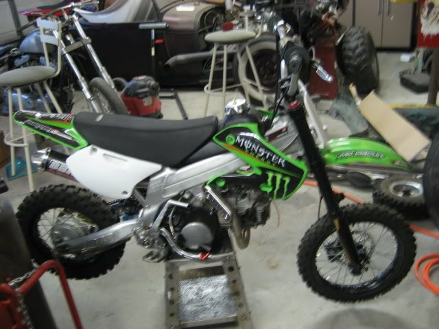 klx110 aluminum frame