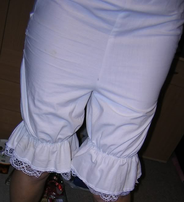white bloomers