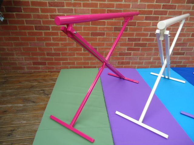 Folding Portable Ballet Barre Bar By Slim-Gym - CREAM | EBay