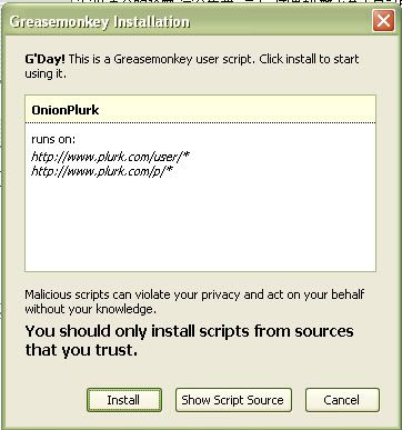script installation