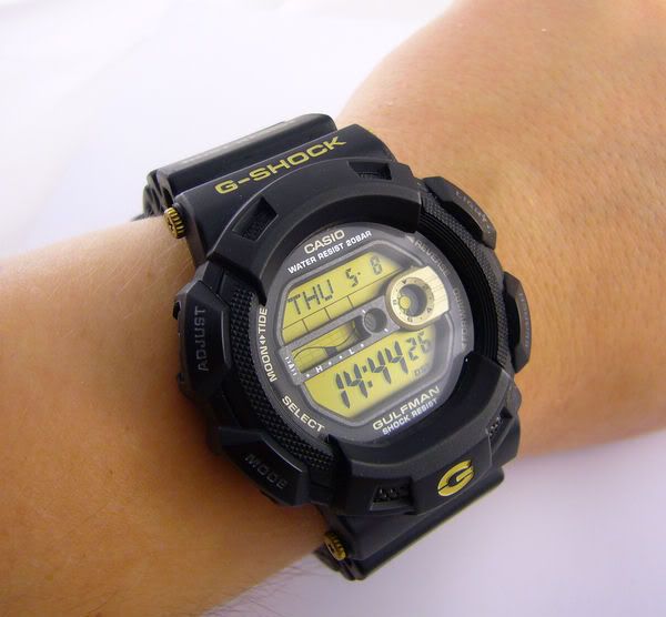 g shock gulfman black