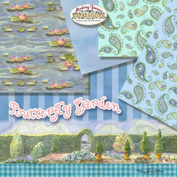 digital scrapbooking, card crafting, scrapbook watercolor digital art, water lily, water lillies, paisley