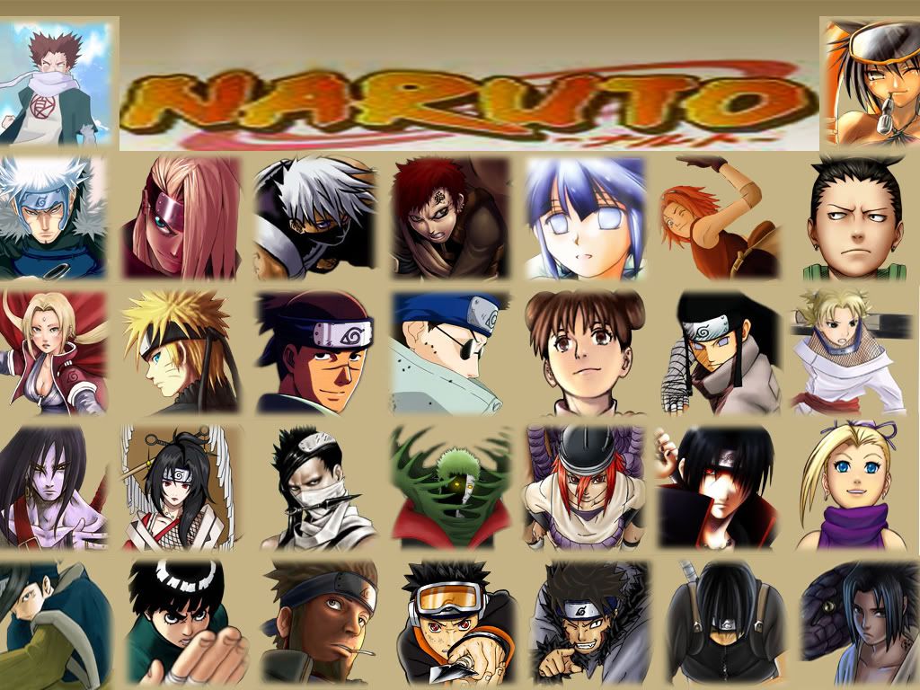 Characters In Naruto