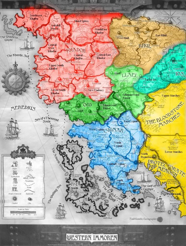 Iron Kingdoms Map