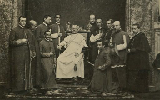 Pope Pius IX never actually signed any kind of alliance or 'statement of 