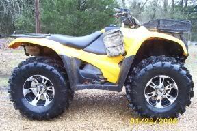 Honda rancher 4x4, ice chest rack #5