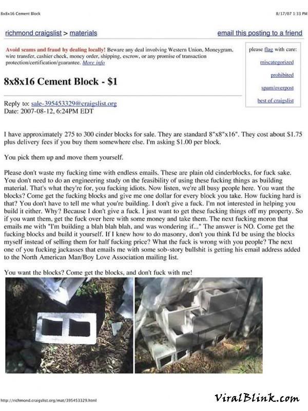 Re: another funny craigslist ad funny craigslist ads. Re: another funny craigslist ad