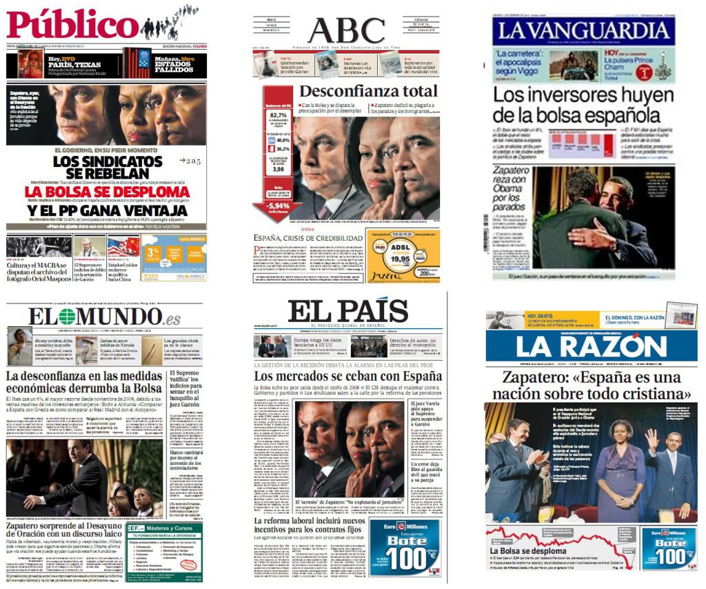 Portadas,Prensa,EspaÃ±a,Zapatero