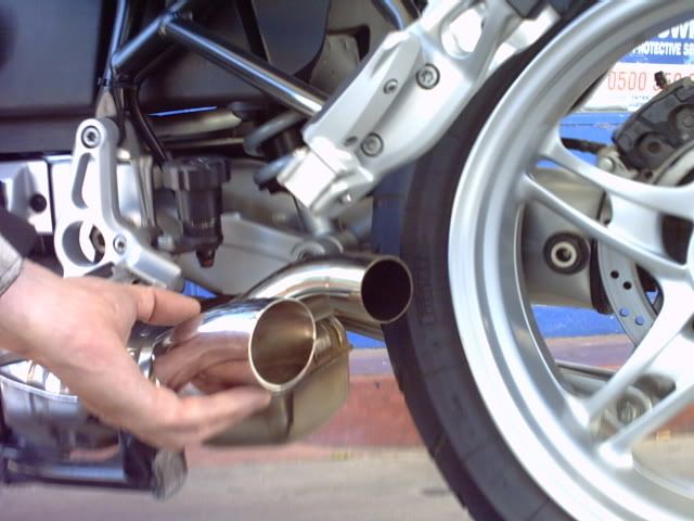 Bmw rockster exhaust mod #2