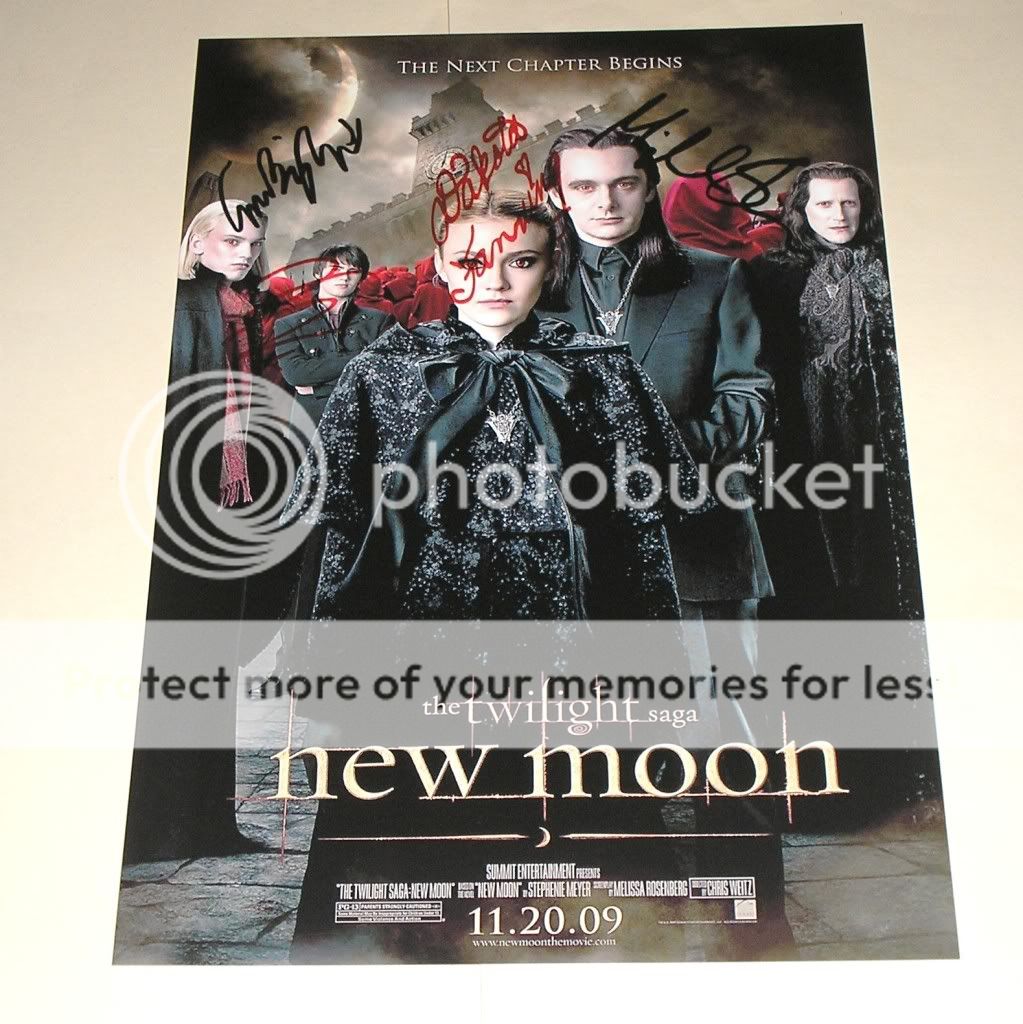 TWILIGHT  VOLTURI PP X4 SIGNED 12X8 POSTER DAKOTA  