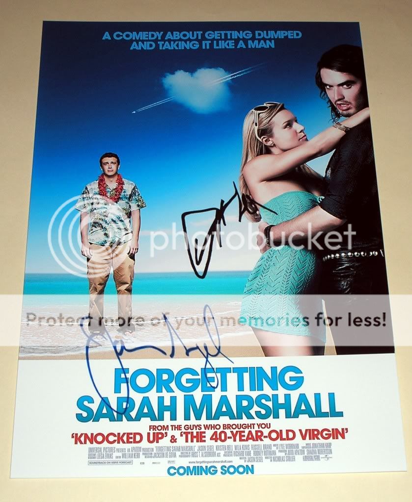 Forgetting Sarah Marshall Pp Signed 12x8 Poster Brand Ebay 1058