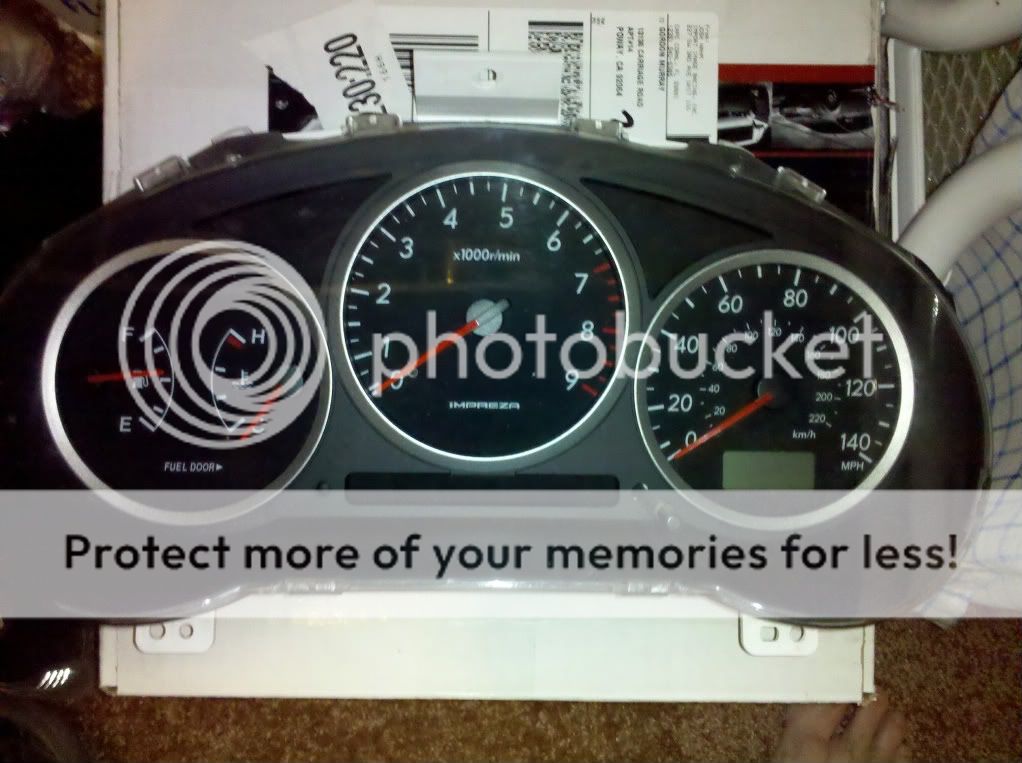 FS (For Sale) 2004 WRX Gauge Cluster; 1999 Impreza Gauge Cluster NASIOC