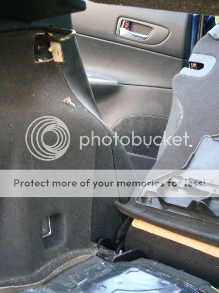 Mazda 6 rear seat brace