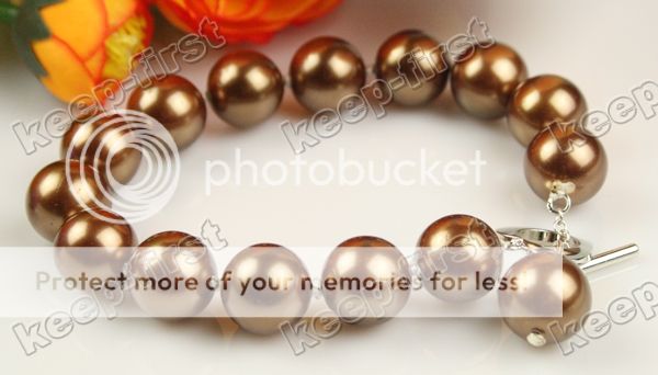 12mm VOGUE QUALITY Shell PEARL BRACELET  