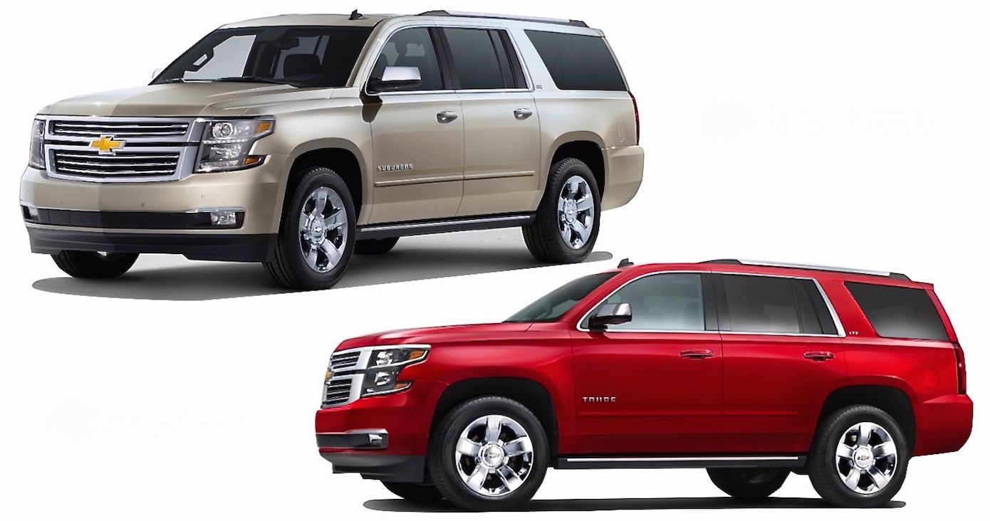 Chevrolet tahoe и suburban отличия