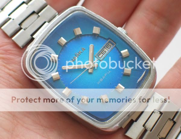 RAREST CHAIKA Digital watch Huge case AWESOME BLUE DIAL  